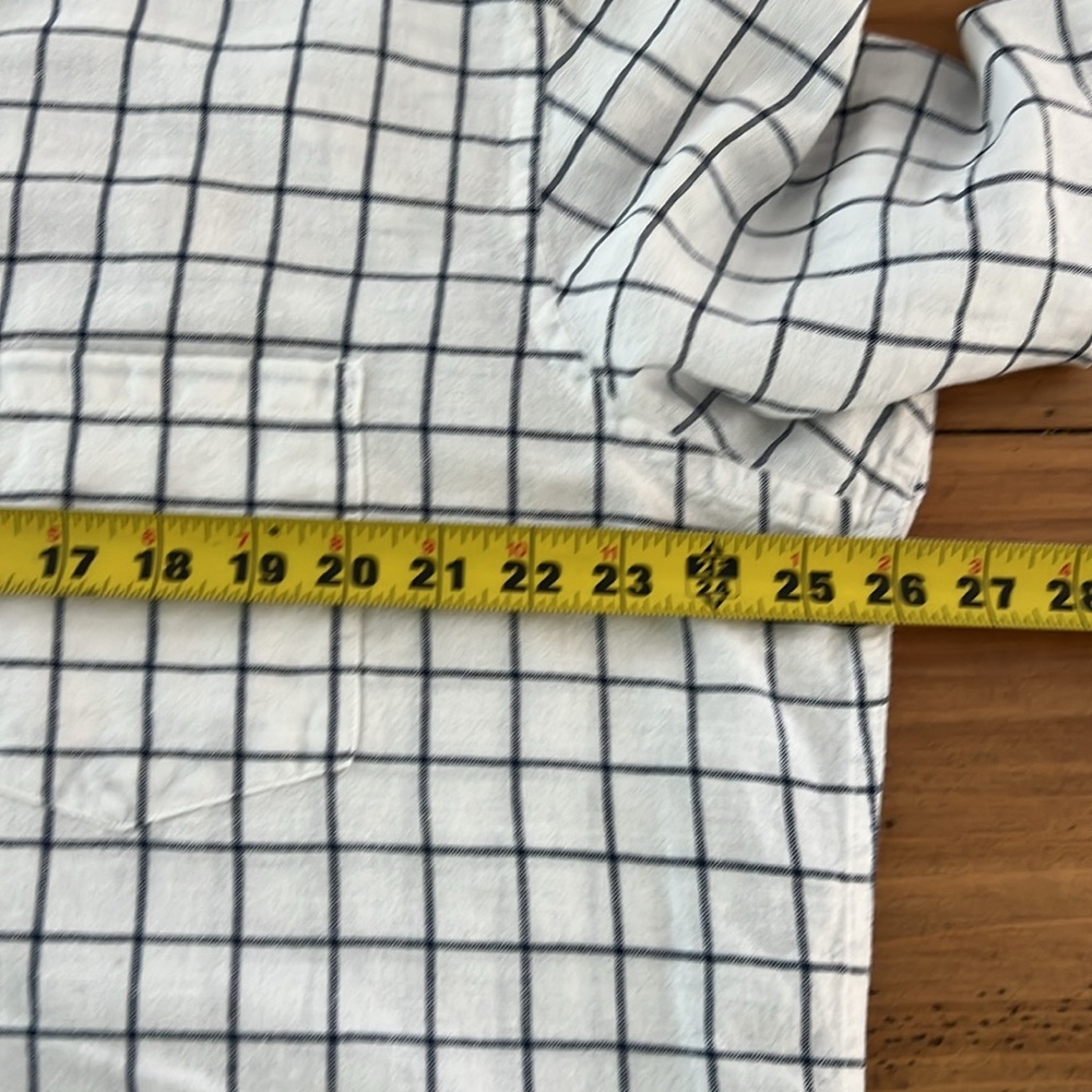 Banana Republic white and blue XL - Picture 9 of 12